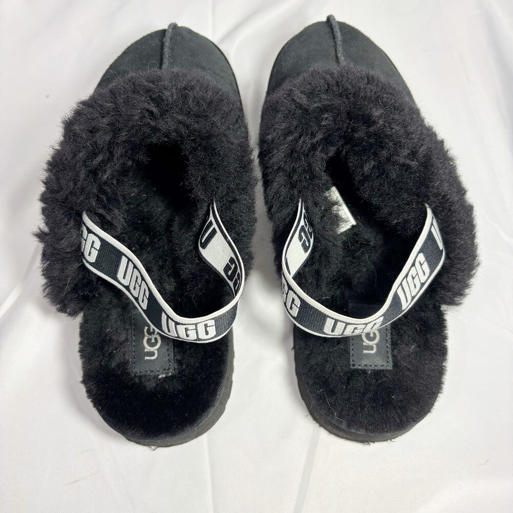 UGG black women’s slippers size 5 - Picture 4 of 9